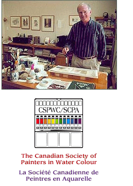 Ron Hazell in his studio